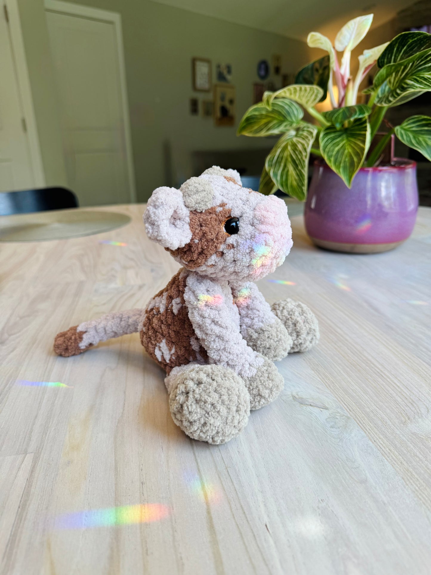 Ready to ship - Clemmie Cow Plushie