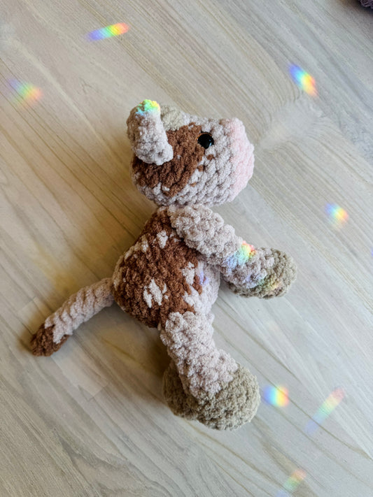 Ready to ship - Clemmie Cow Plushie